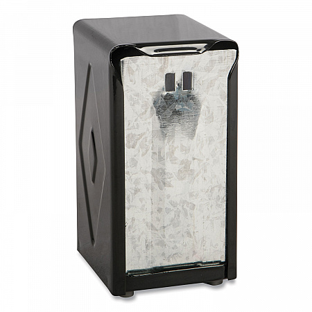 Tabletop Napkin Dispenser, Tall Fold, 3.75 x 4 x 7.5, Black (H900BK)