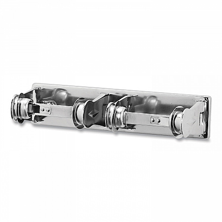 Locking Toilet Tissue Dispenser, 12.38 x 4.5 x 2.75, Chrome (R260XC)