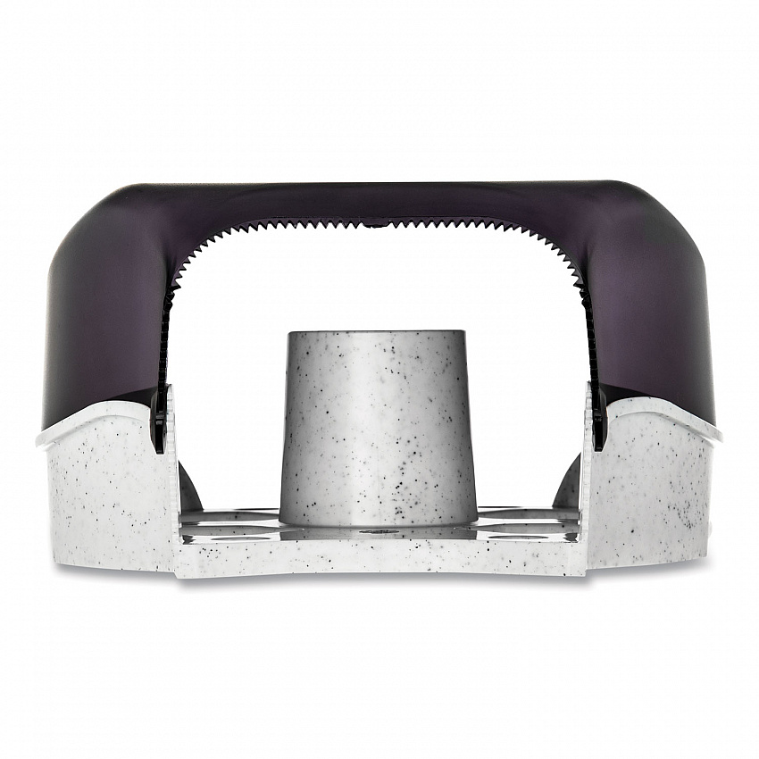 Single 9" Jumbo Bath Tissue Dispenser, Classic, 10.25 x 5.63 x 12, Transparent Black Pearl (R2000TBK)
