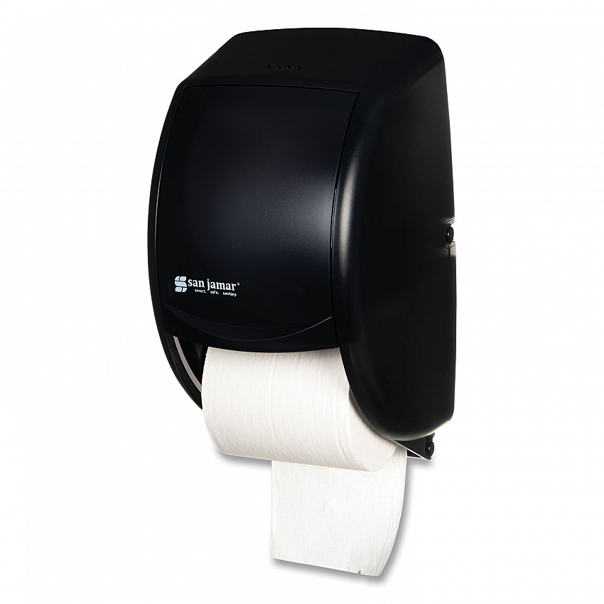 Duett Classic Standard Toilet Tissue Dispenser, 2 Roll, 7.5 x 7 x 12.75, Black Pearl (R3500TBK)