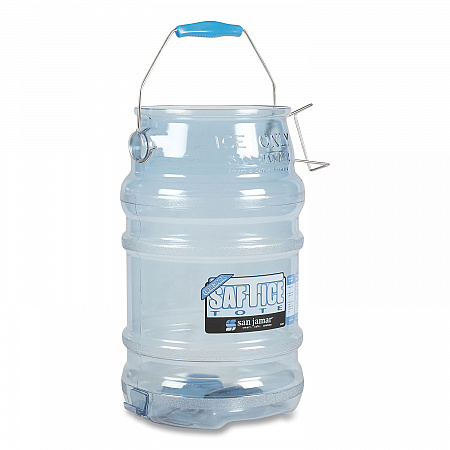 Saf-T-Ice Tote, 6 gal, Transparent Blue (SI6000)