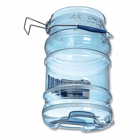 Saf-T-Ice Tote, 6 gal, Transparent Blue (SI6000)