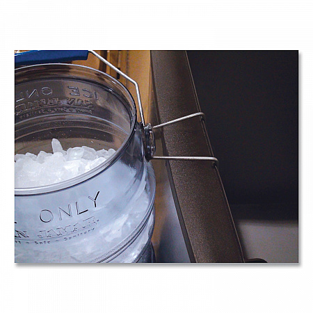 Saf-T-Ice Tote, 6 gal, Transparent Blue (SI6000)