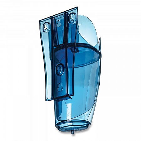 Saf-T-Scoop and Guardian System for Ice Machines, 64 oz to 86 oz Ice Scoop, Transparent Blue (SI9000)
