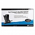 Saf-T-Scoop and Guardian System for Ice Machines, 64 oz to 86 oz Ice Scoop, Transparent Blue (SI9000)