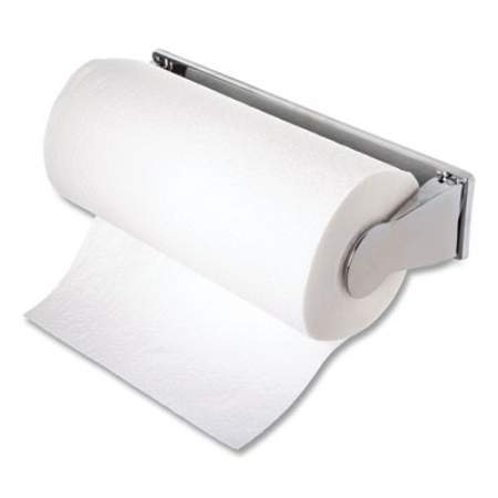 San Jamar Perforated Roll Towel Dispenser for 11 inch Roll, 13.25 x 4.63 x 2.88, Chrome (T451XC)