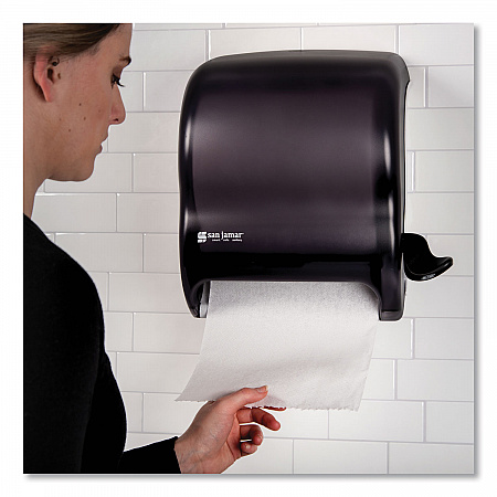 Element Lever Roll Towel Dispenser, Classic, 12.5 x 8.5 x 12.75, Black Pearl (T950TBK)