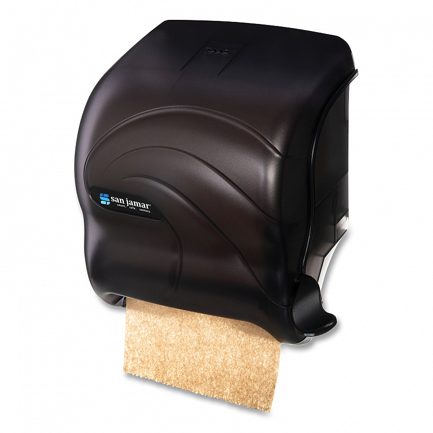 Element Lever Roll Towel Dispenser, Oceans, 12.5 x 8.5 x 12.75, Black Pearl (T990TBK)