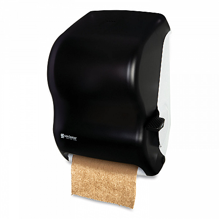 Lever Roll Towel Dispenser, Classic, 12.94 x 9.25 x 16.5, Transparent Black Pearl (T1100TBK)