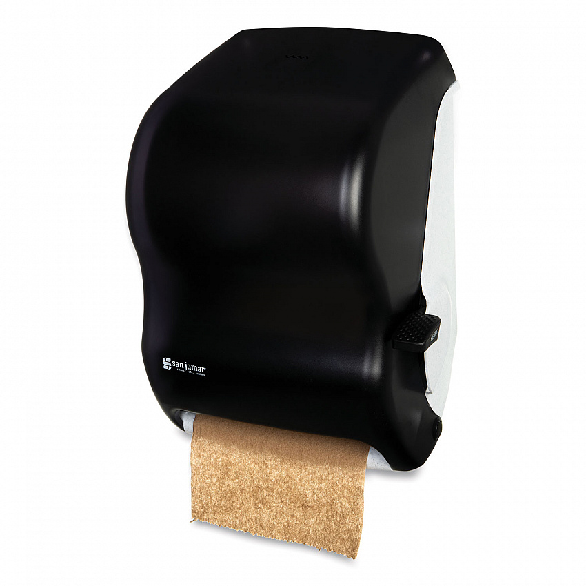 Lever Roll Towel Dispenser, Classic, 12.94 x 9.25 x 16.5, Transparent Black Pearl (T1100TBK)