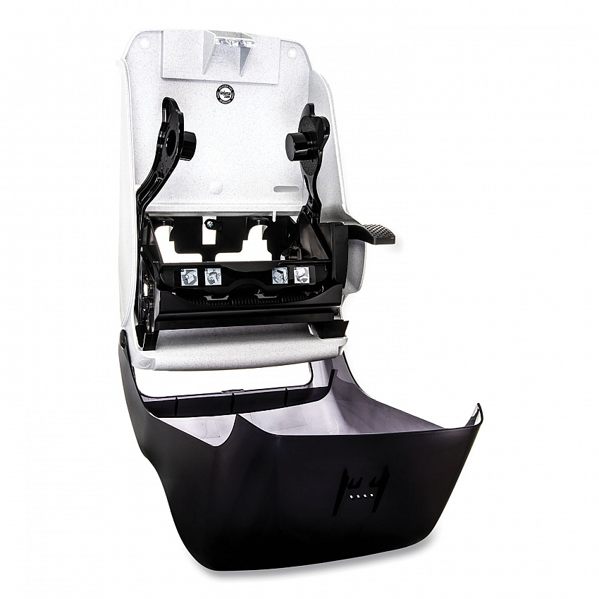 Lever Roll Towel Dispenser, Classic, 12.94 x 9.25 x 16.5, Transparent Black Pearl (T1100TBK)