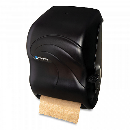 Lever Roll Towel Dispenser, Oceans, 12.94 x 9.25 x 16.5, Black Pearl (T1190TBK)