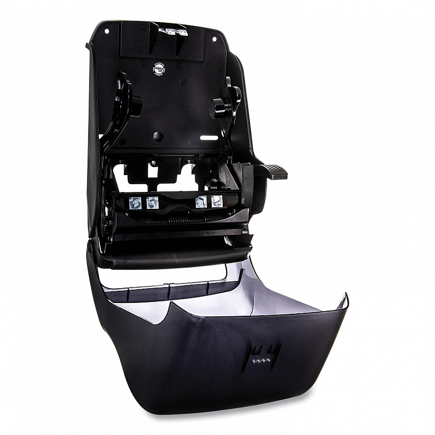 Lever Roll Towel Dispenser, Oceans, 12.94 x 9.25 x 16.5, Black Pearl (T1190TBK)