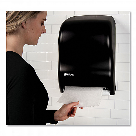 Tear-N-Dry Touchless Roll Towel Dispenser, 11.75 x 9 x 15.5, Black Pearl (T1300TBK)