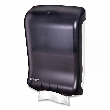 Large Capacity Ultrafold Multifold/C-Fold Towel Dispenser, Classic, 11.75 x 6.25 x 18, Black Pearl (T1700TBK)