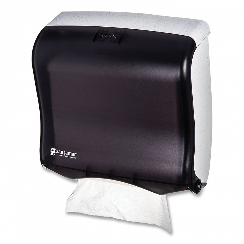 Ultrafold Fusion C-Fold and Multifold Towel Dispenser, 11.5 x 5.5 x 11.5, Black (T1755TBK)