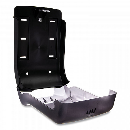 Large Capacity Ultrafold Multifold/C-Fold Towel Dispenser, Oceans, 11.75 x 6.25 x 18, Transparent Black Pearl (T1790TBK)