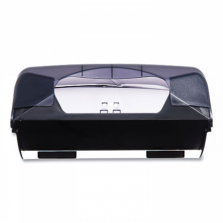 Large Capacity Ultrafold Multifold/C-Fold Towel Dispenser, Oceans, 11.75 x 6.25 x 18, Transparent Black Pearl (T1790TBK)