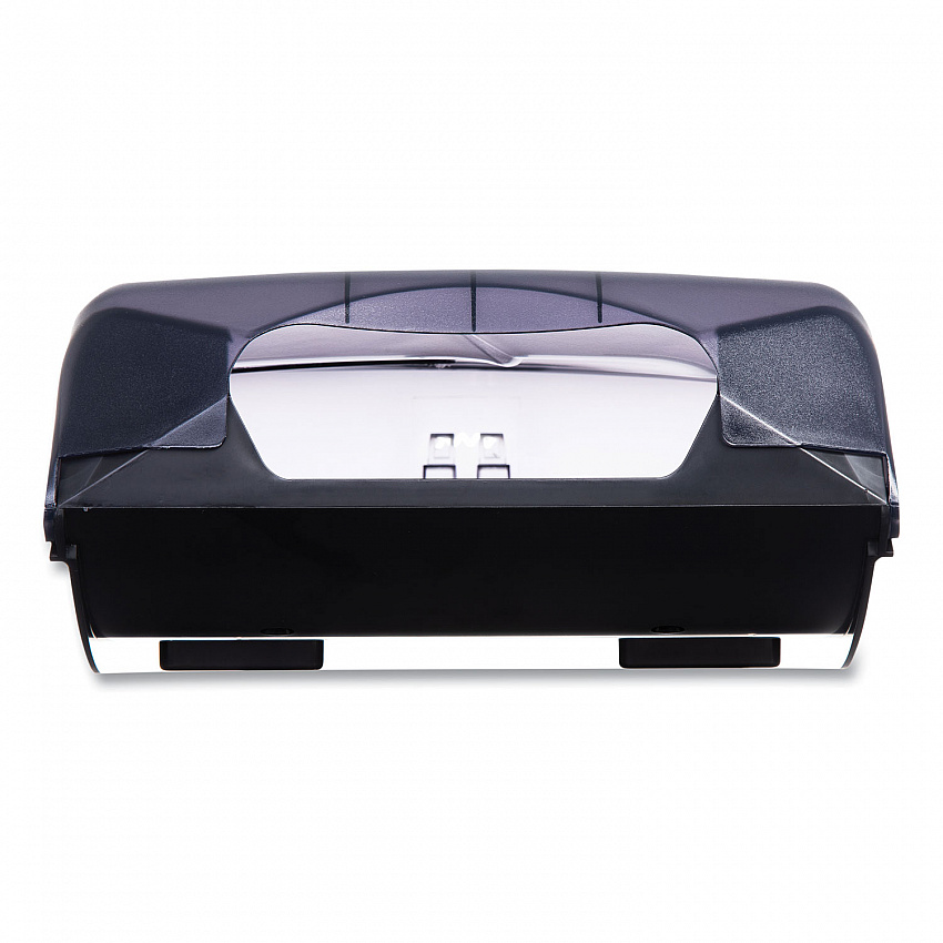 Large Capacity Ultrafold Multifold/C-Fold Towel Dispenser, Oceans, 11.75 x 6.25 x 18, Transparent Black Pearl (T1790TBK)