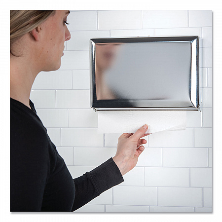 Singlefold Paper Towel Dispenser, 10.75 x 6 x 7.5, Chrome (T1800XC)