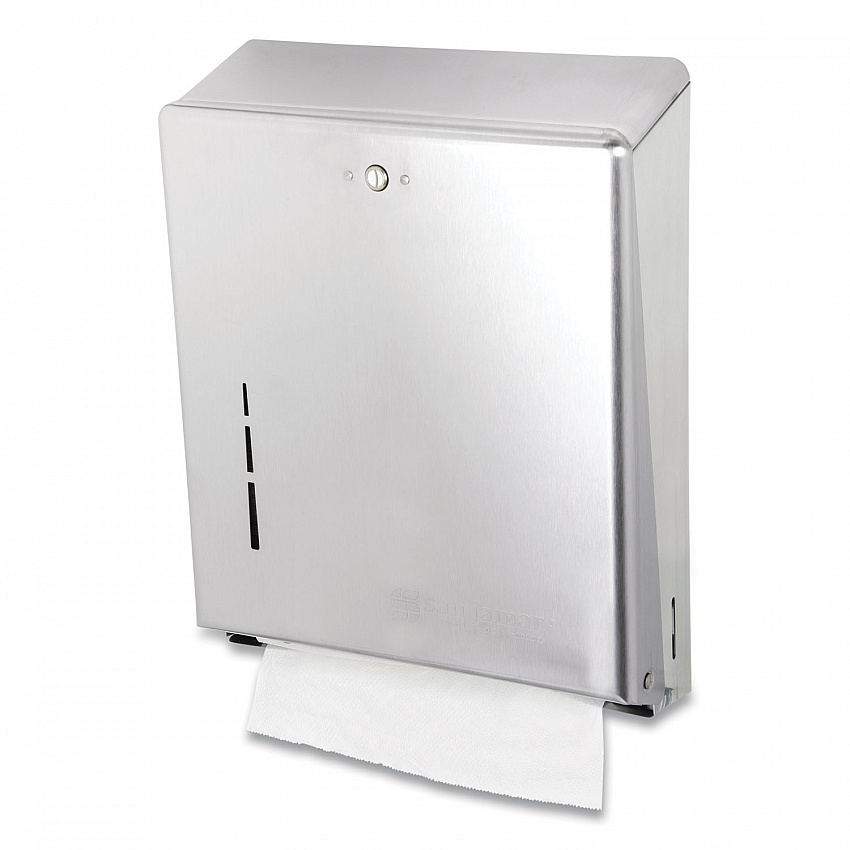 C-Fold/Multifold Towel Dispenser, 11.38 x 4 x 14.75, Stainless Steel (T1900SS)
