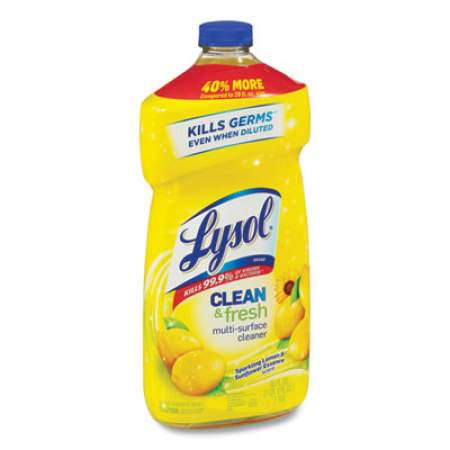 LYSOL Clean and Fresh Multi-Surface Cleaner, Sparkling Lemon and Sunflower Essence Scent, 40 oz Bottle (78626EA)