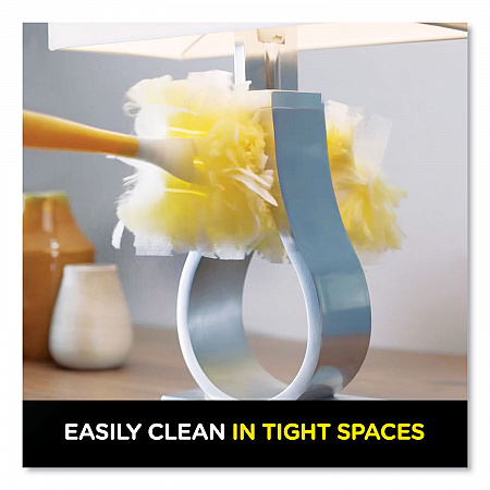 Heavy Duty Dusters Refill, Dust Lock Fiber, Yellow, 33/Carton (99035)