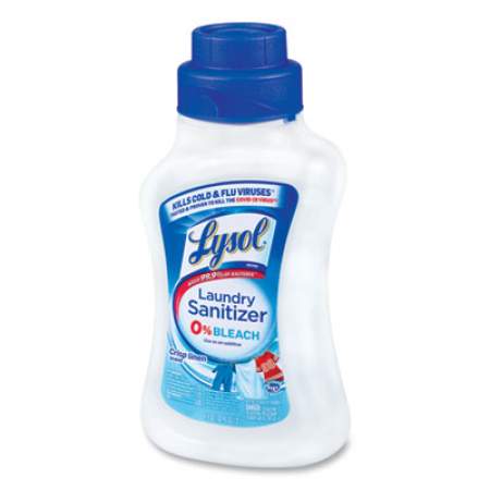 LYSOL Laundry Sanitizer, Liquid, Crisp Linen, 41 oz, 6/Carton (95871)