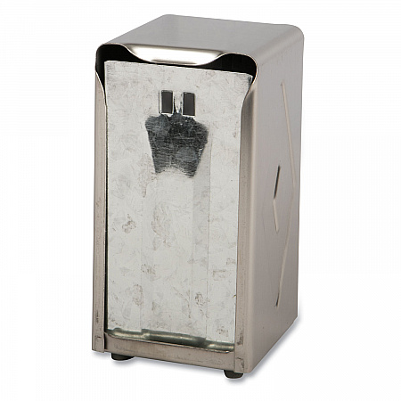 Tabletop Napkin Dispenser, Tall Fold, 3.75 x 4 x 7.5, Chrome (H900X)