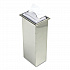 In-Counter Napkin Dispenser, 7 x 5.5 x 19.63, Stainless Steel/Clear (H2003CLSS)