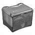 Venue Napkin Dispenser with Advertising Inset, 6.5 x 6.13 x 6.9, Black (H4005TBK)