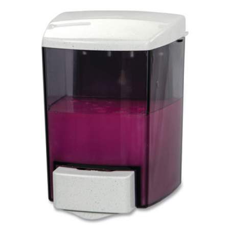 San Jamar Oceans Soap and Hand Sanitizer Dispenser, 30 oz, 4.13 x 4.25 x 6.13, Black (S30TBK)