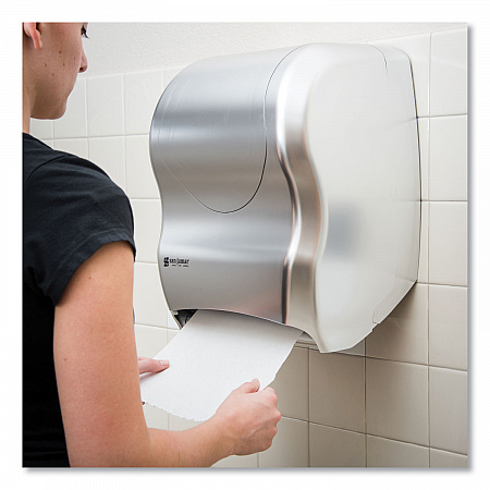 Tear-N-Dry Touchless Roll Towel Dispenser, 16.75 x 10 x 12.5, Silver (T1370SS)