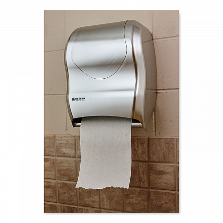 Tear-N-Dry Touchless Roll Towel Dispenser, 16.75 x 10 x 12.5, Silver (T1370SS)