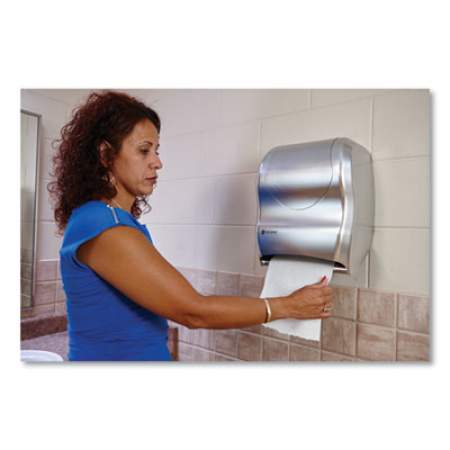 San Jamar Tear-N-Dry Touchless Roll Towel Dispenser, 16.75 x 10 x 12.5, Silver (T1370SS)