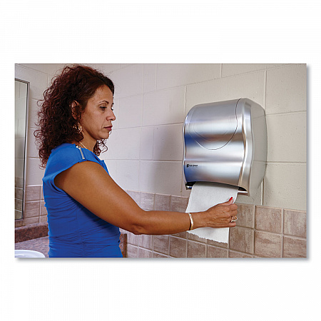 Tear-N-Dry Touchless Roll Towel Dispenser, 16.75 x 10 x 12.5, Silver (T1370SS)