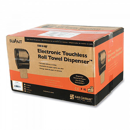 Tear-N-Dry Touchless Roll Towel Dispenser, 16.75 x 10 x 12.5, Silver (T1370SS)
