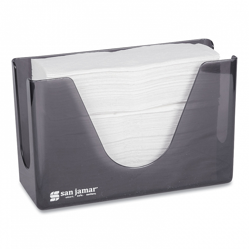Countertop Folded Towel Dispenser, 11 x 4.38 x 7, Black Pearl (T1720TBK)