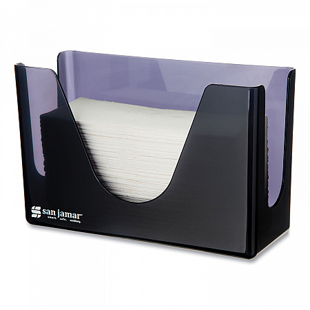 Countertop Folded Towel Dispenser, 11 x 4.38 x 7, Black Pearl (T1720TBK)