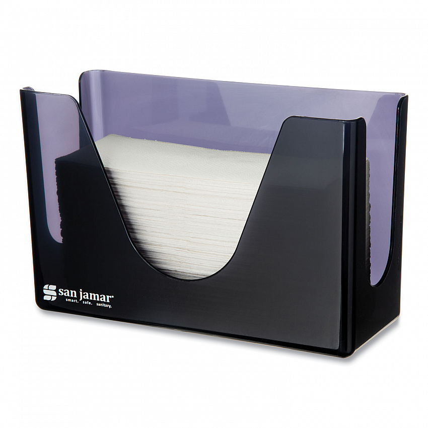 Countertop Folded Towel Dispenser, 11 x 4.38 x 7, Black Pearl (T1720TBK)