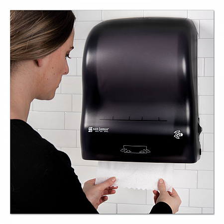 Simplicity Mechanical Roll Towel Dispenser, 15.25 x 13 x 10.25, Black (T7400TBK)