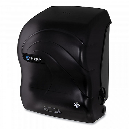 Simplicity Mechanical Roll Towel Dispenser, 12.38 x 9.5 x 14.63, Black Pearl (T7490TBK)