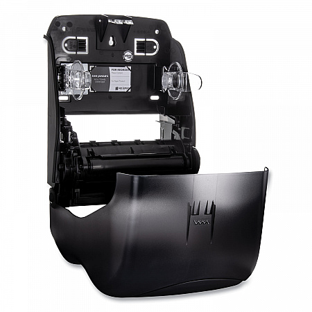 Simplicity Mechanical Roll Towel Dispenser, 12.38 x 9.5 x 14.63, Black Pearl (T7490TBK)