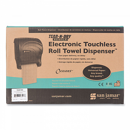Tear-N-Dry Essence Touchless Towel Dispenser, 11.75 x 9.13 x 14.44, Black Pearl (T8090TBK)