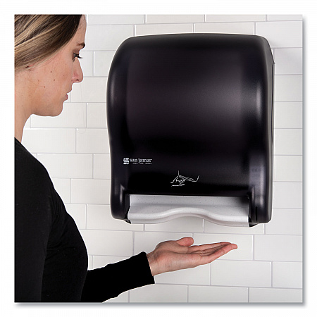 Smart Essence Electronic Roll Towel Dispenser, 11.88 x 9.1 x 14.4, Black (T8400TBK)