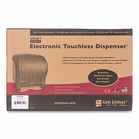 Smart Essence Electronic Roll Towel Dispenser, 11.88 x 9.1 x 14.4, Black (T8400TBK)