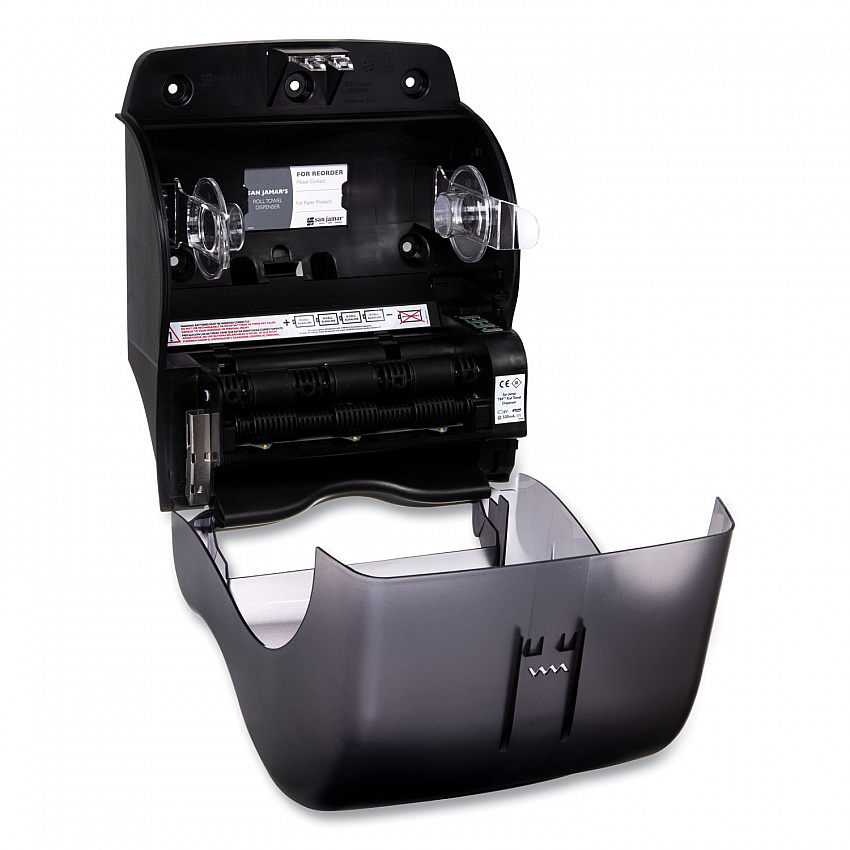 Oceans Smart Essence Electronic Roll Towel Dispenser, 11.88 x 9.1 x 14.4, Black (T8490TBK)