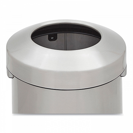 Refine Series Waste Receptacle, 16 gal, Plastic/Stainless Steel (2147583)