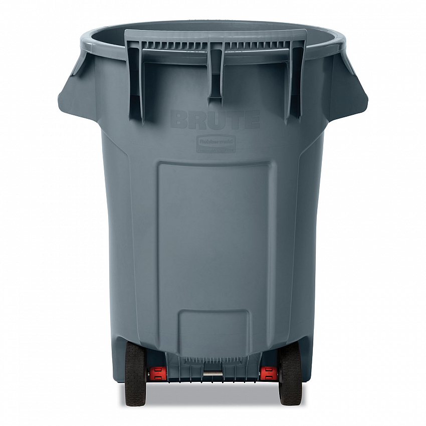 Vented Wheeled BRUTE Container, 44 gal, Plastic, Gray (2131929)
