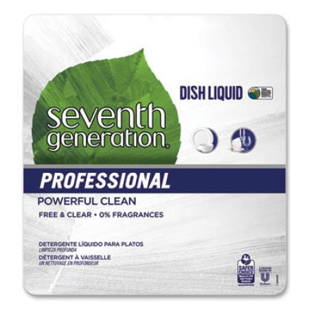 Seventh Generation Professional Dishwashing Liquid, Free and Clear, 1 gal Bottle (44944EA)